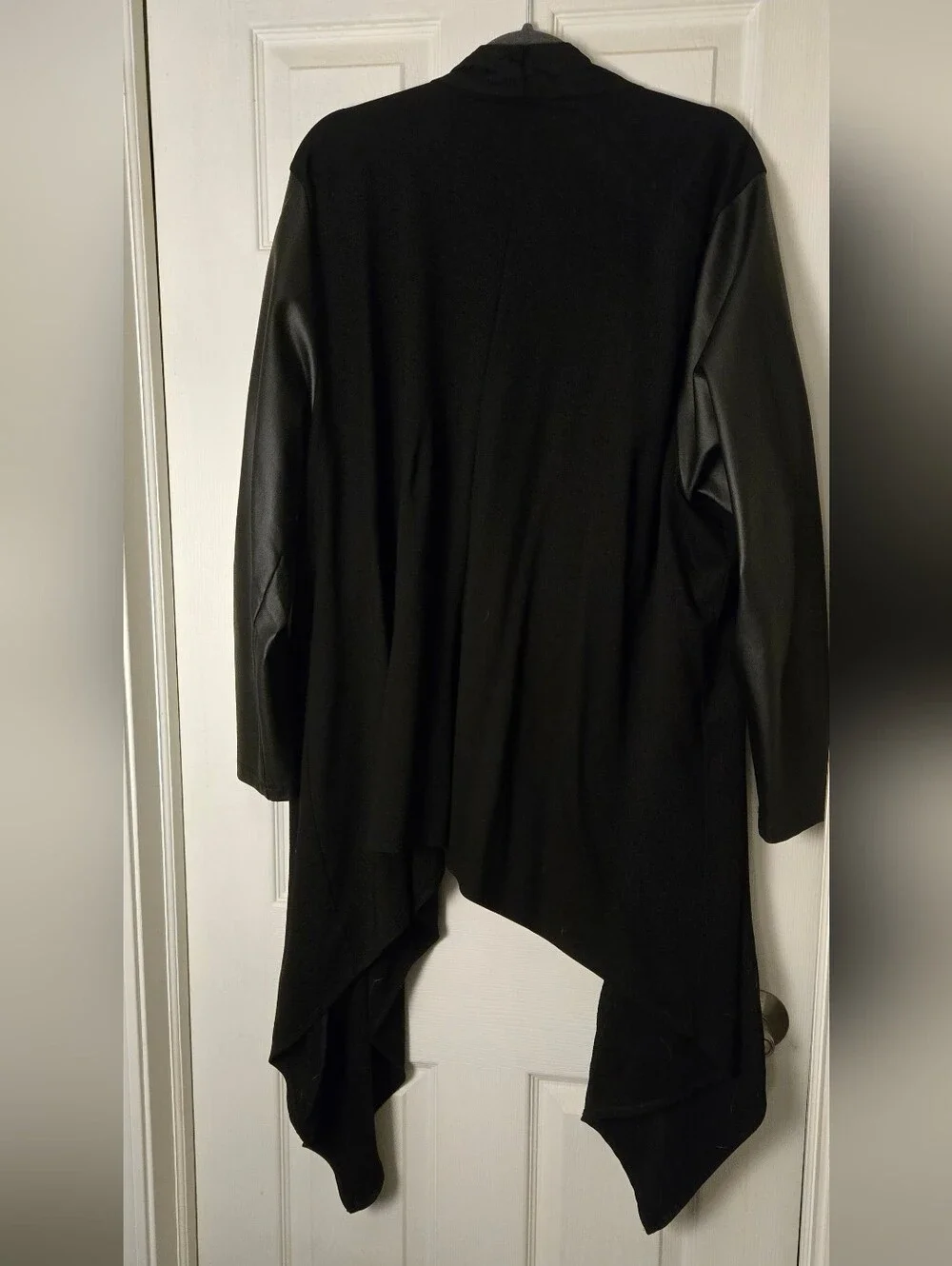 torrid Black Open-Front Draped Cardigan